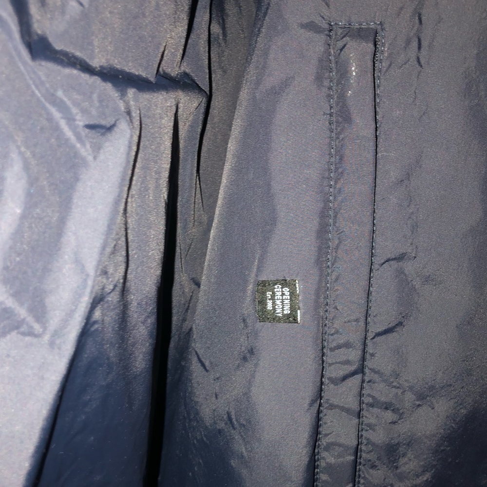 NWT Opening Ceremony Long Nylon Trench Coat - Picture 4 of 8